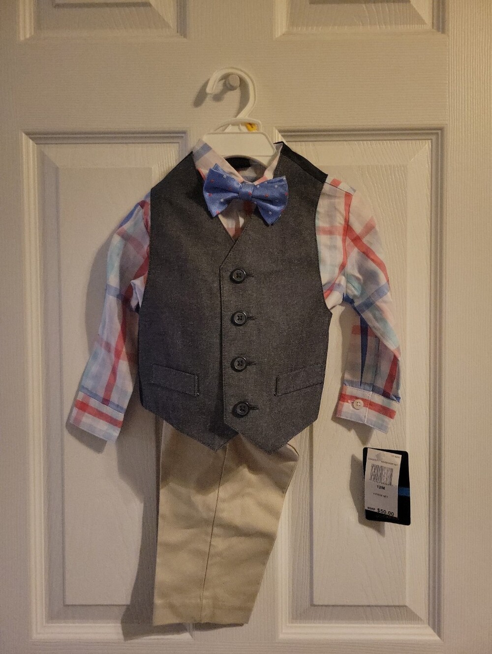 Infant Boys 12M Dockers 4 Pc Outfit NWT